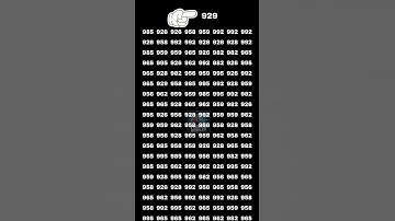 Find the number 929