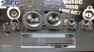 STEG SQ650C + SQ30 3 WAY ACTIVE Vs AUDIOSYSTEM F6-380 4K (INT)