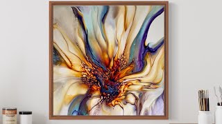 449. WOW! Learn How To Create A GORGEOUS Fluid Art Abstract Painting!
