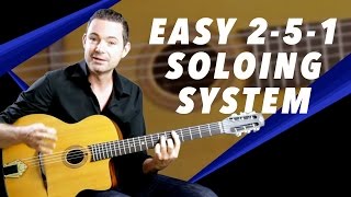 Easy 2-5-1 Soloing System That Works!  Gypsy Jazz Guitar Secrets