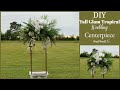 DIY Tall Glam Gold Tropical Wedding Centerpiece | Glam Weddings | DIY Tutorial