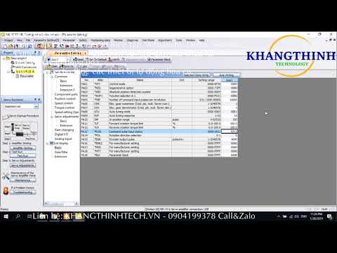 PHẦN 2: Hướng dẫn sử dụng phần mềm MR-Configuration 2 Test JOG và Cài đặt  Servo Mitsubishi MR-J3