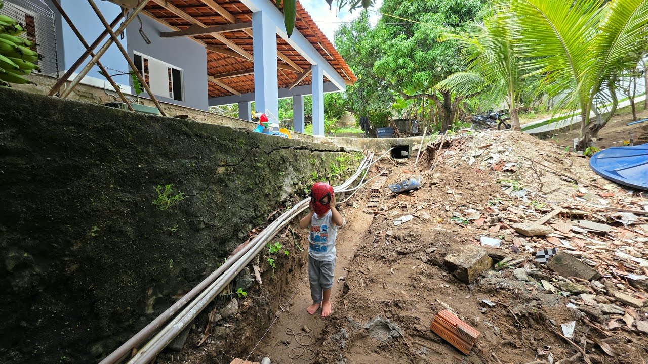 Vejam o andamento de nossa obra