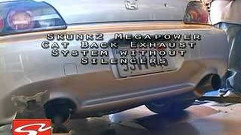 Skunk2 S2000 Megapower Exhaust Clip and Dyno