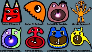 Garten Of Banban 9 FanMade, Banban8 Demo, Garten Of Banban7Mobile, Banban 6 Mobile,Monster Syringeon