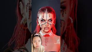 할로윈 메이크업 튜토리얼💀@sarahnewsfx