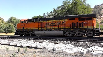 #10 BNSF A triple header headed towards Bakersfield seen past Tehachapi loop at Woodford siding