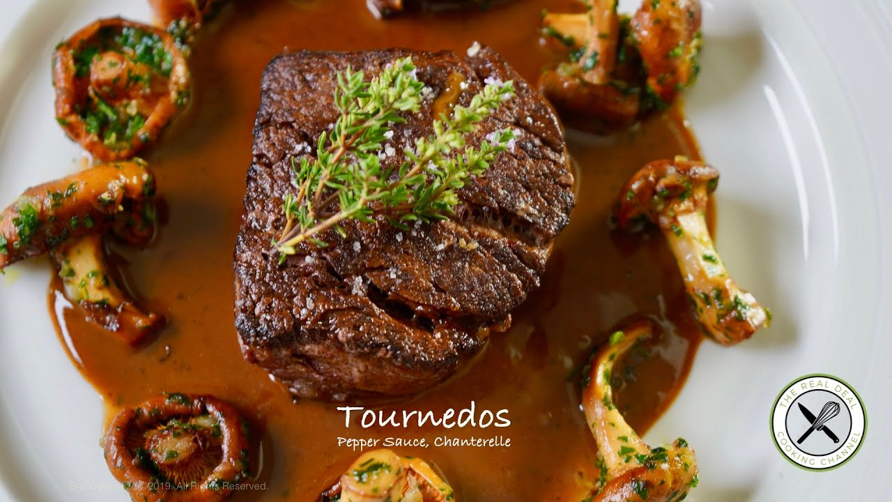 Sorg Temmelig smertefuld Tournedos, Pepper Sauce, Chanterelle – Bruno Albouze - YouTube