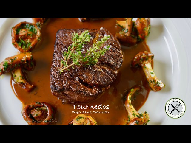 Tournedos, Pepper Sauce, Chanterelle – Bruno Albouze – THE REAL DEAL