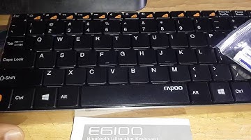 Rapoo e6100  Bluetooth Ultra Slim keyboard