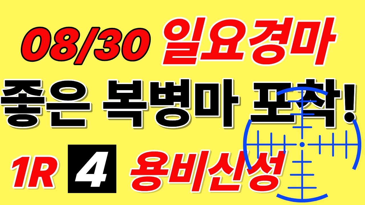 [일요경마] 인기마 삭제!! 노림수 축마 & 복병마 완벽 분석! #경마예상 #경마방송 #서울경마 #복병마 #경마 #일요경마