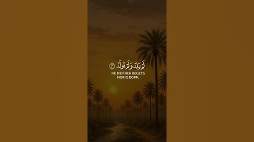 سورة الإخلاص #آيات #اكسبلور #المصحف #لايك #القرآن_الكريم