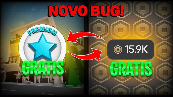 COMO ter PREMIUM GRATIS e 10.000 ROBUX de GRAÇA no ROBLOX! 