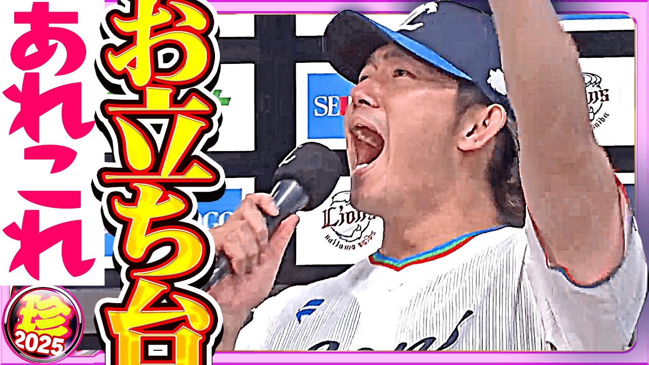 お立ち台事件簿【珍プレー2025】