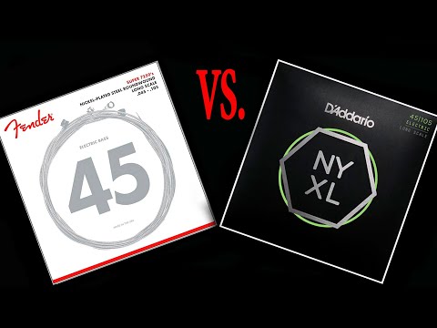 Fender 7250M. (45/105) vs d'Addario NYXL. (45/105)