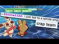 Salty legendary spammer cant beat 1 spinda and cries