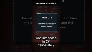 Confused about interfaces in C# in C# #dotnet #coding #programming #chatgpt #csharp #viral #ai #code