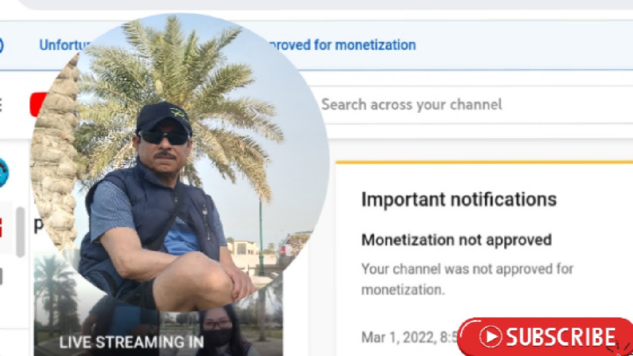 WHY MY CHANNEL GOT REJECTED  FOR MONETIZATION/ لماذا لم يتم الموافقة على قناتي ؟
