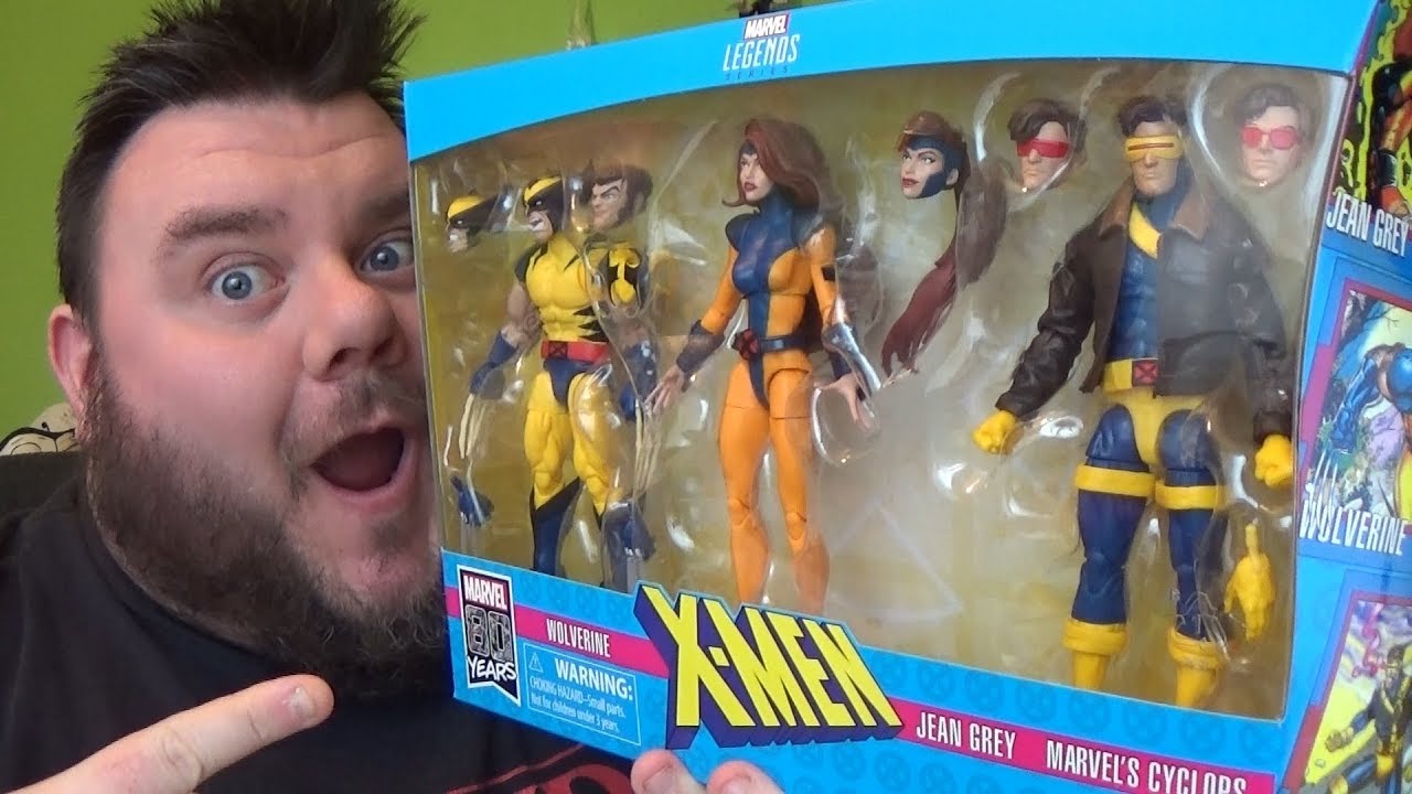 Marvel Legends X-Men 3-Pack Jean Grey Wolverine Cyclops Love