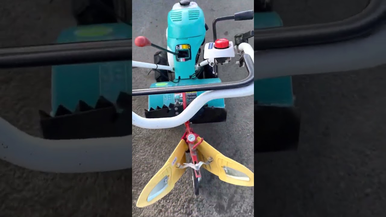 クボタ NEW菜ビ TR3500 管理機 耕運機 家庭菜園 培土器付き 動画有る