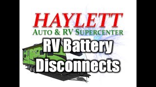 HaylettRV  RV Battery Disconnect Switches with Josh the RV Nerd