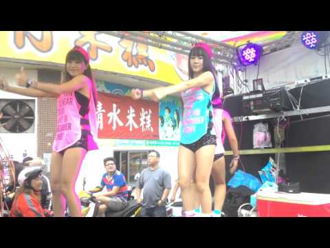 臺中梧棲萬興宮徒步進香-一勁昇搖滾車(歐嗨呦-安安，小喬，曉函)01