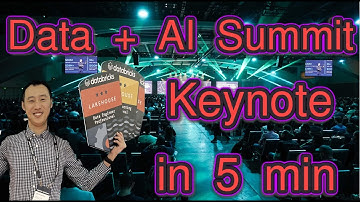 Databricks 2023 Data + AI Summit keynote in 5 minutes