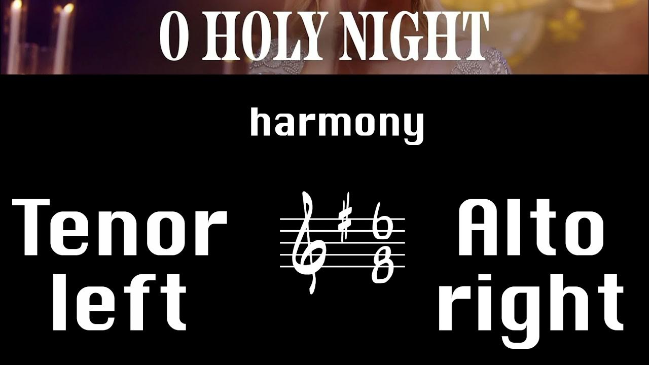 O Holy Night - Learn How to Sing Christmas Carols in Four Part Harmony