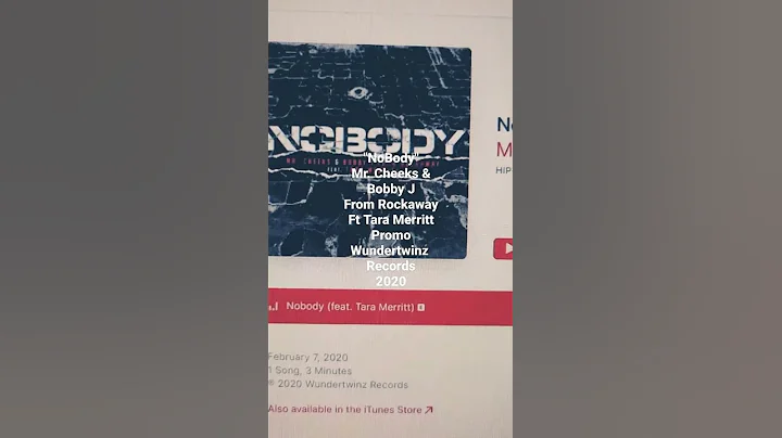 NoBody Single (Ft Tara Merritt) Mr Cheeks & Bobby J
