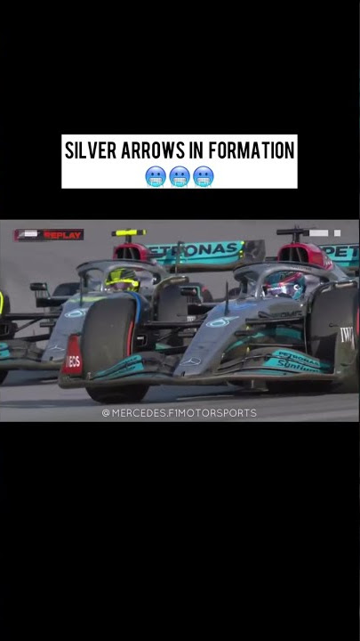 Silver Arrows getting in formation #shorts