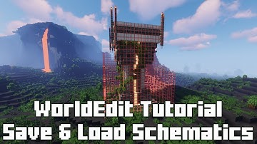 Hoe je builds kopieert, plakt en opslaat met WorldEdit! (Volledige tutorial)