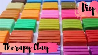 how to make therapy clay at home/homemade therapy clay/therapy clay