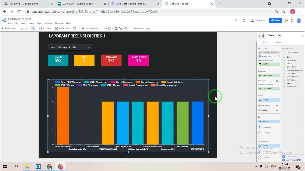 Membuat Dashboard Google Data Studio YouTube