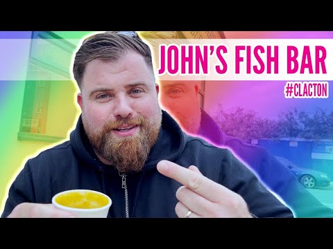 Video thumbnail: JOHN'S FISH BAR REVIEW, CLACTON!
