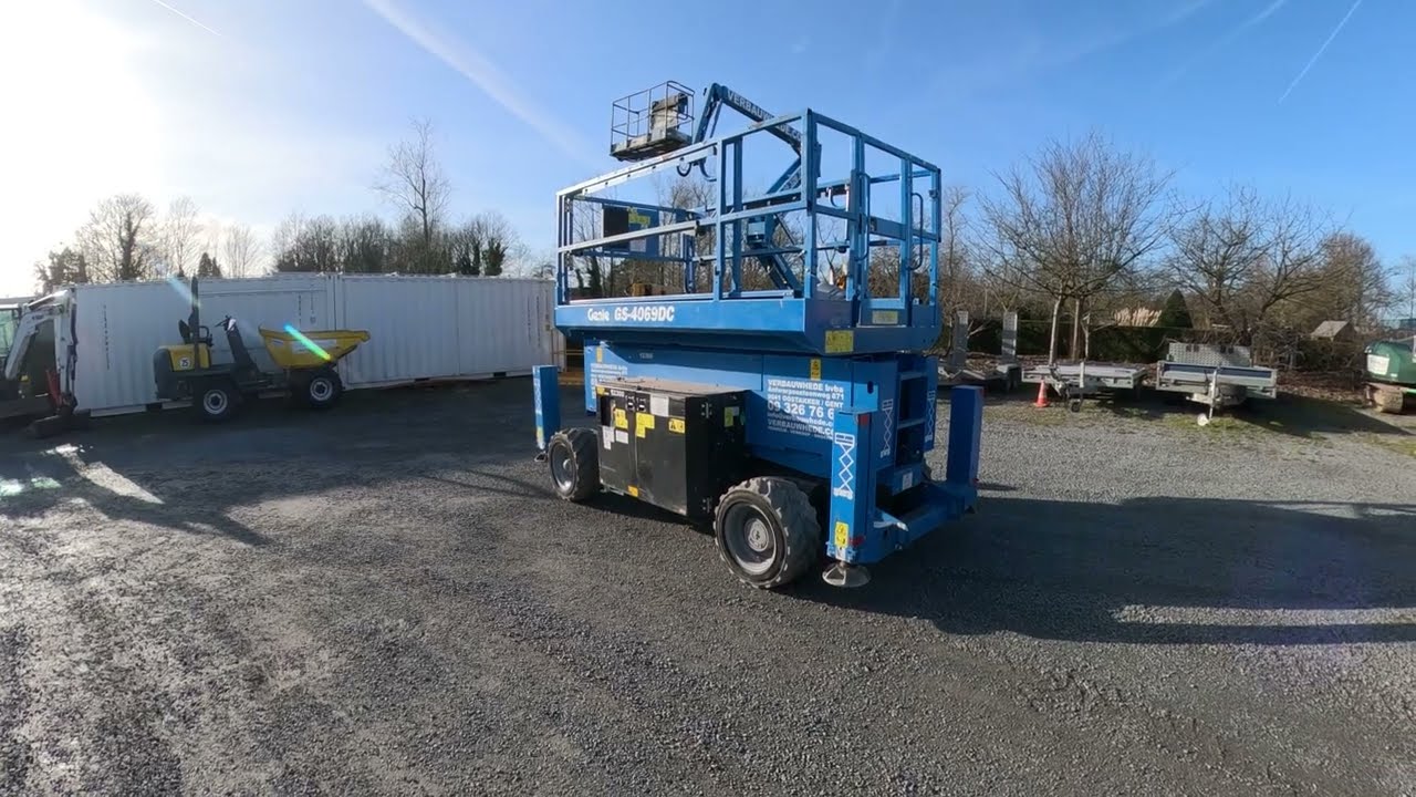 Bedieningshandleiding schaarlift  Genie GS 4069DC uit verhuurvloot Verbauwhede verhuur