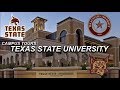 Texas state university  campus tour