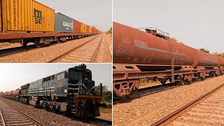 Fastest Oil Tanker Container Mix Train With GEU 40 9018