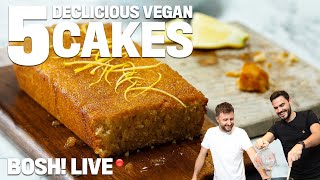 5 EASY VEGAN CAKES