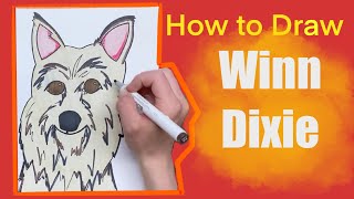 How to Draw Winn Dixie | KidsDraw4Fun | Art Lessons for Kids screenshot 4