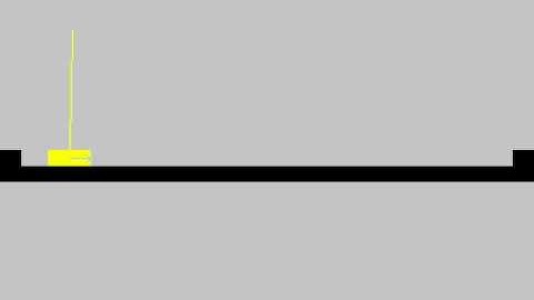 Pole balancing with a spiking neuron recurrent network feedback controller