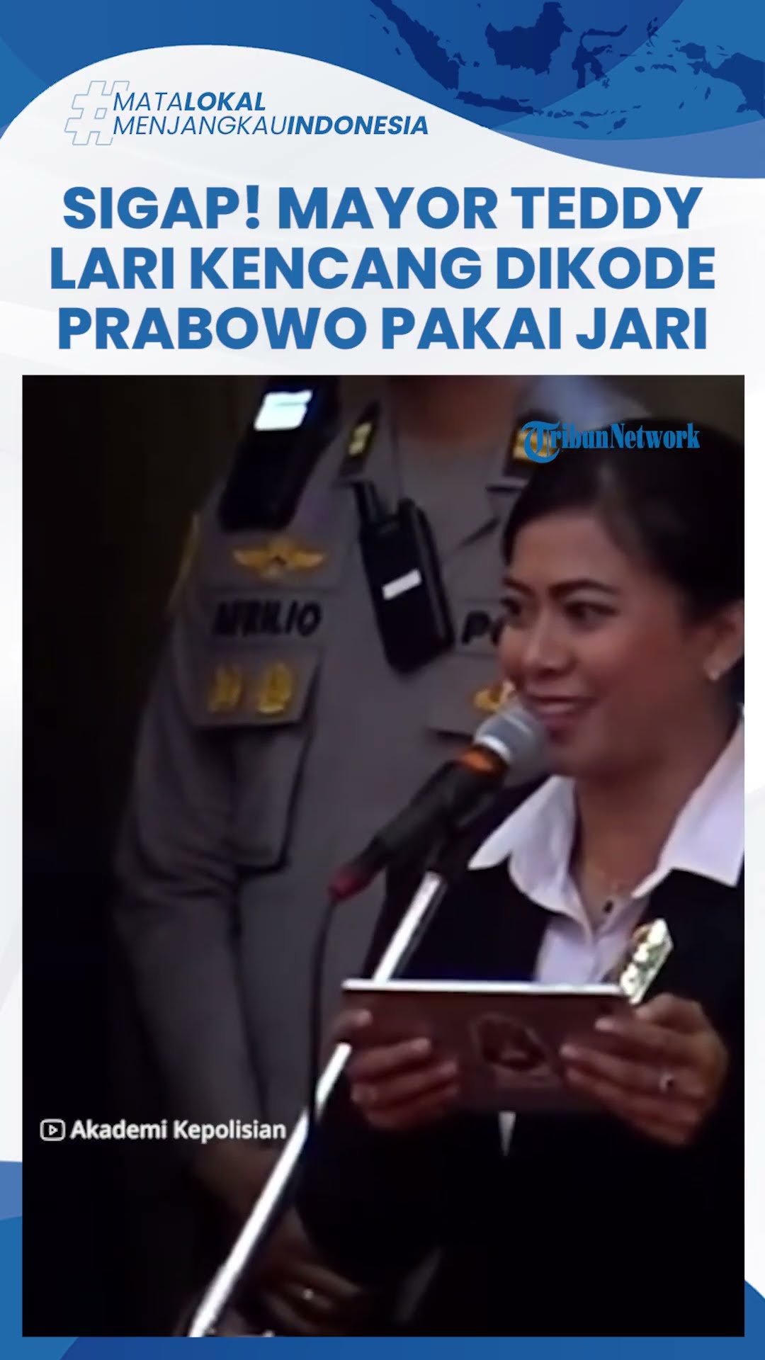 Momen Sigap Mayor Teddy Lari Kencang Dikode Jari Prabowo, Naik ke Podium Lewati 2 Jenderal