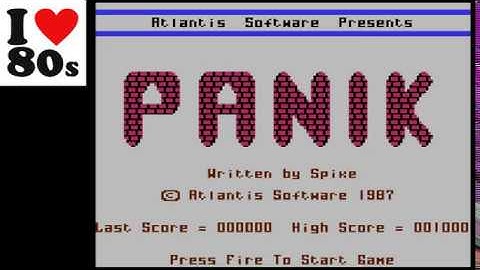 Panik! [Atlantis] (Atari 8-bit...emu) 1.010
