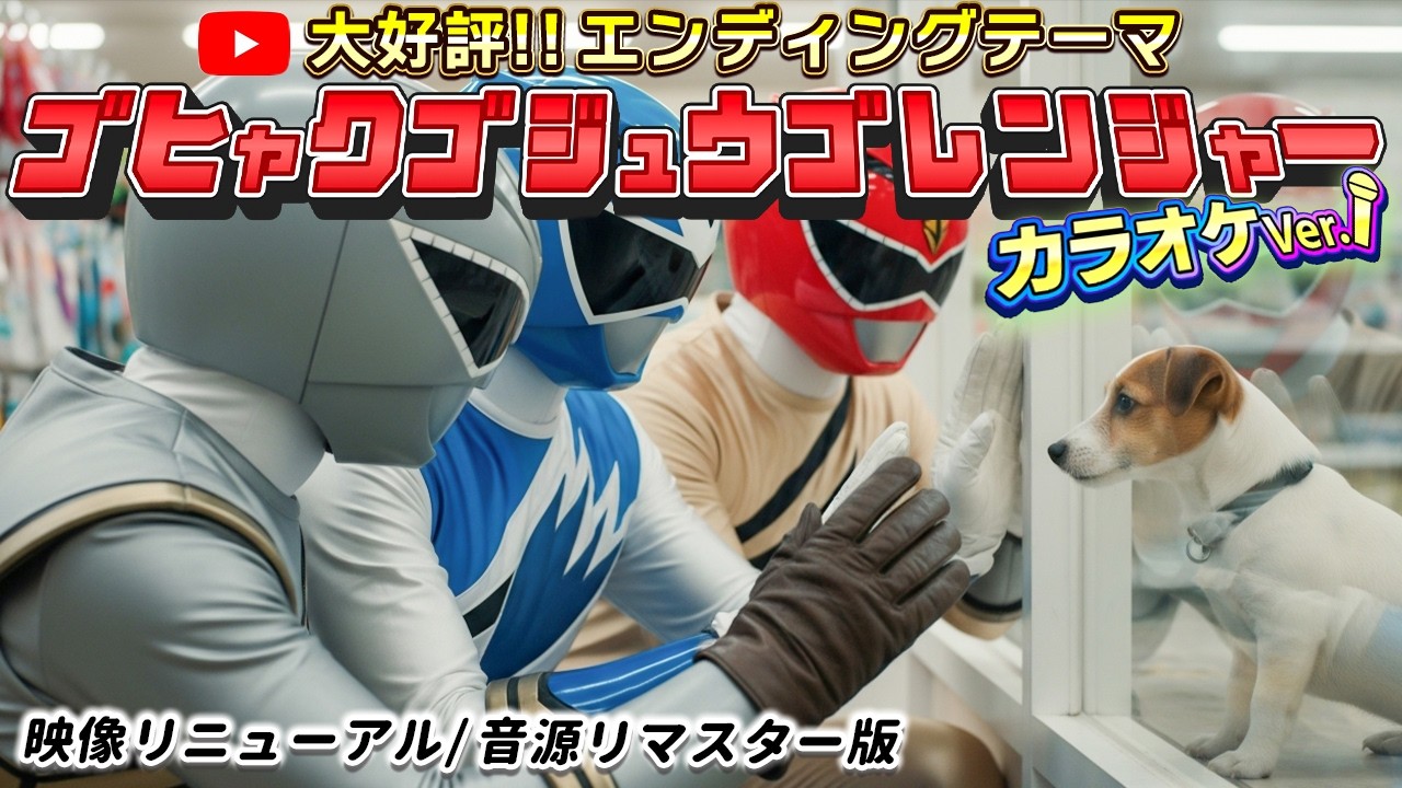 【カラオケ】無謀合体！ゴヒャクゴジュウゴレンジャーロボ！555レンジャーED【オンボーカル】