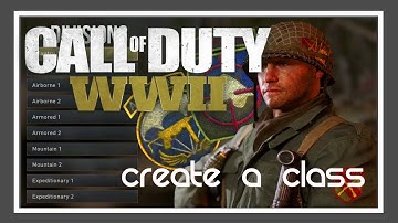 Call of Duty WW2 Create a Class - Private Beta