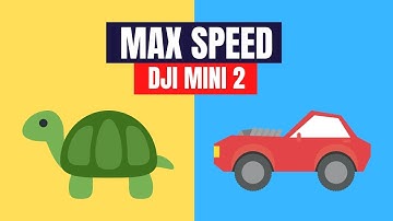 DJI Mini 2 Test of Max Speed - Turtle or Sport Mode? - How fast will it go?