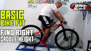 PAANO ISET-UP ANG TAMANG SADDLE HEIGHT AT RAILINGS | BIKE FIT 101