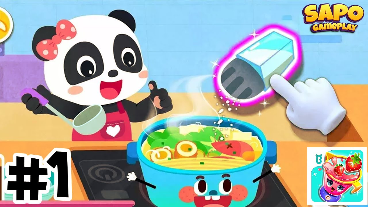 BEBÊ PANDA - JOGO DE FAZER COMIDA