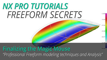 Siemens NX Freeform Pro Tutorial - using through curve mesh in different manners to create Class A