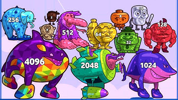 Brainrot Merge Fellas Gameplay! Merge Italian Brainrot Memes Max Level, Drop Puzzle 2048