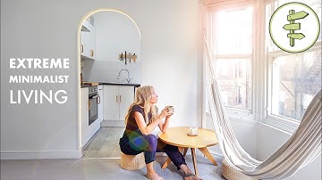 Woman Living as an Extreme Minimalist to Save Money & Simplify Life + Small Apartment Tour